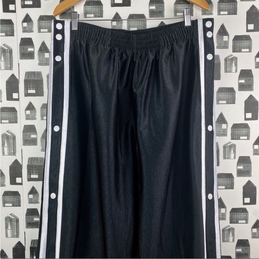 Nike oversize button up black & white athletic pants men’s XXL - Picture 4 of 5